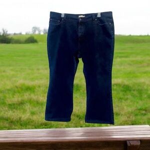 Levi’s Bootcut 515 Plus Size 24 Short Dark Blue Almost Black ❤️